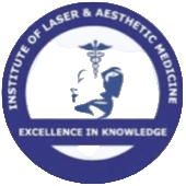 Institute of Laser & Aesthetic Medicine logo with text 'Excellence in Knowledge.